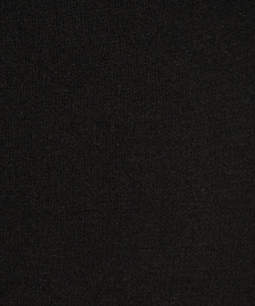Nordic round cardigan black