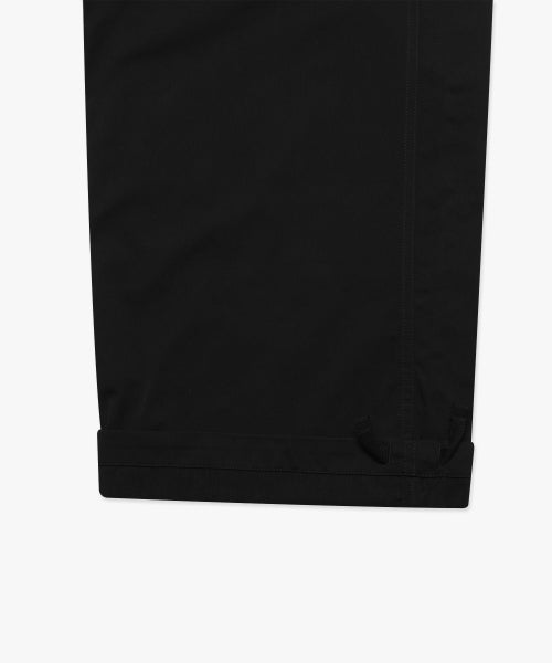 WIDE CARGO PANTS black