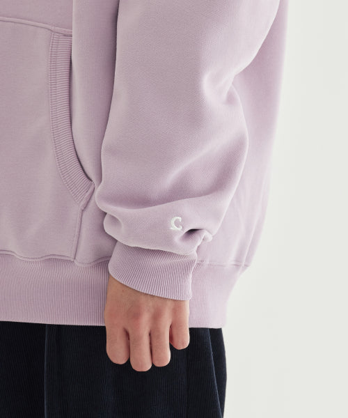 SMALL LOGO BRUSHED HOODIE