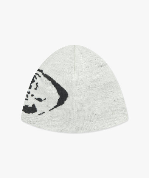 OVAL GLOBE BEANIE cream