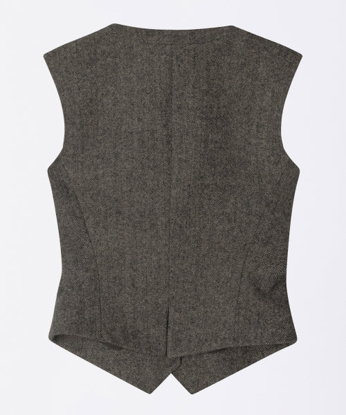 Classic Wool Vest Beige