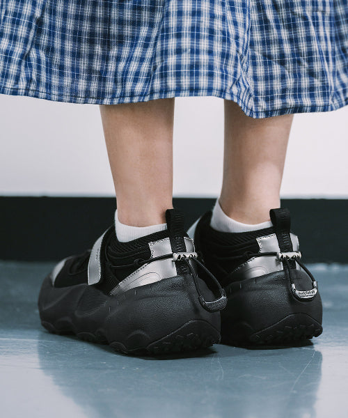 BRYN VELCRO SNEAKERS V2 - DARK SILVER