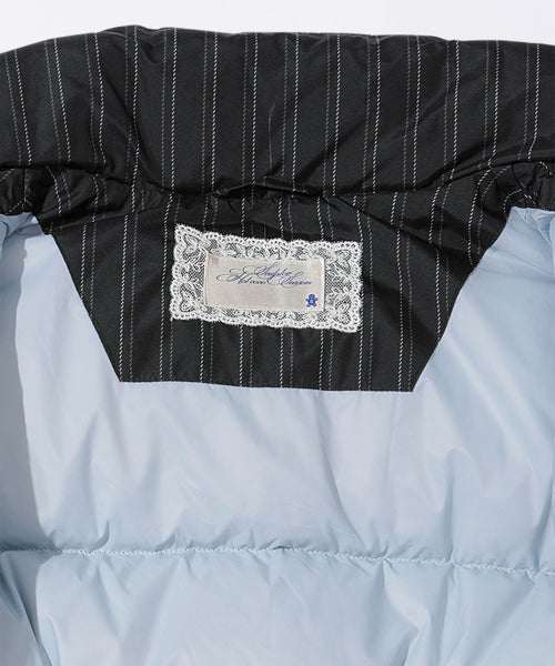 So Demure Cropped Puffer Down Faded Black