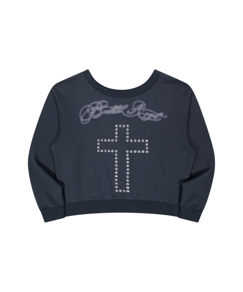 BA-CROSS OFF-SHOULDER SWEATSHIRT_GREYISH NAVY