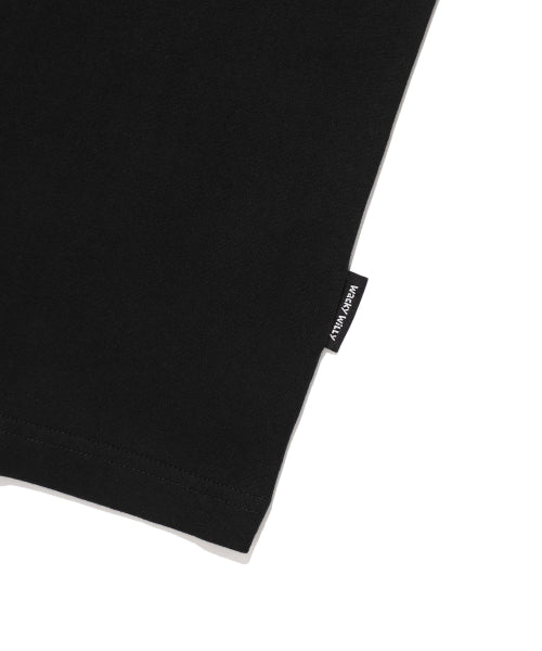 Myeongdong Graphic Short-sleeved Shirt Black