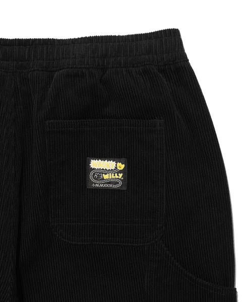 Corduroy Carpenter Pants Black