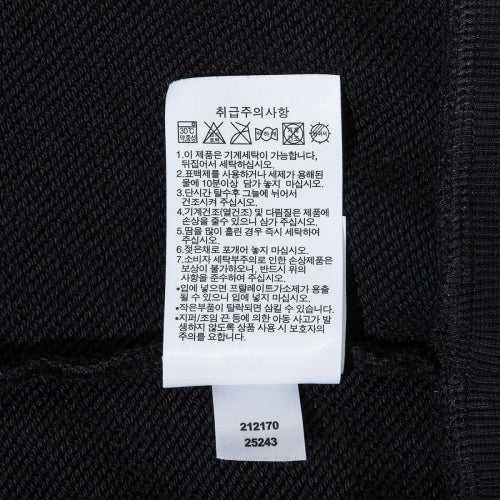 APK MLB HALF ZIP UP FT53 NEYYAN BLK