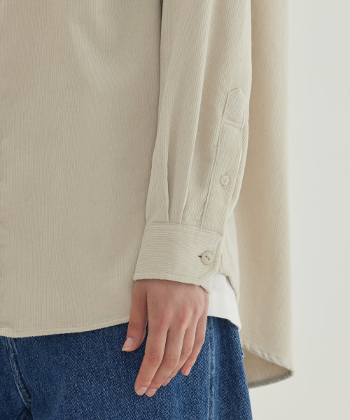 SIGNATURE SYMBOL CORDUROY SHIRT
