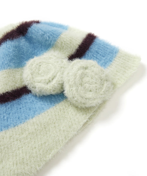 Fleur Earflap Beanie Mint