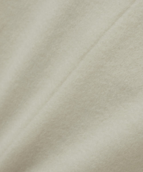 (W) Alpaca Wool Blend Single Blazer Cream