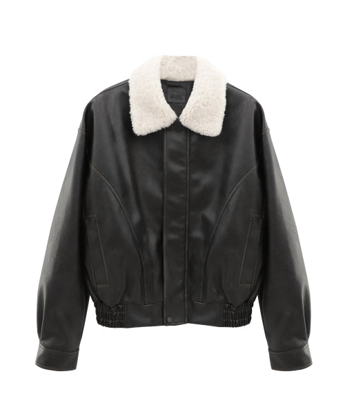 Cafe Mocha Aviator Jacket BROWN