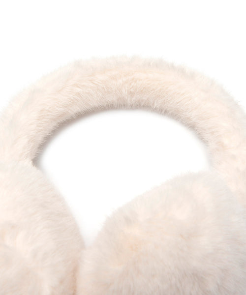 Faux Fur Mug Ivory