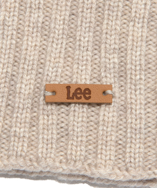 wool mixed colored knitwear gloves oatmeal