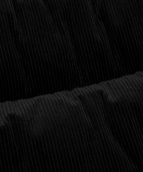 Corduroy Padded Jacket Black