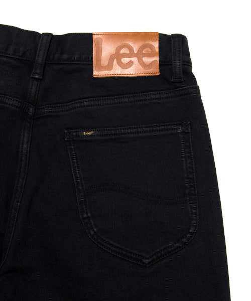 Man standard fit napping denim pants black