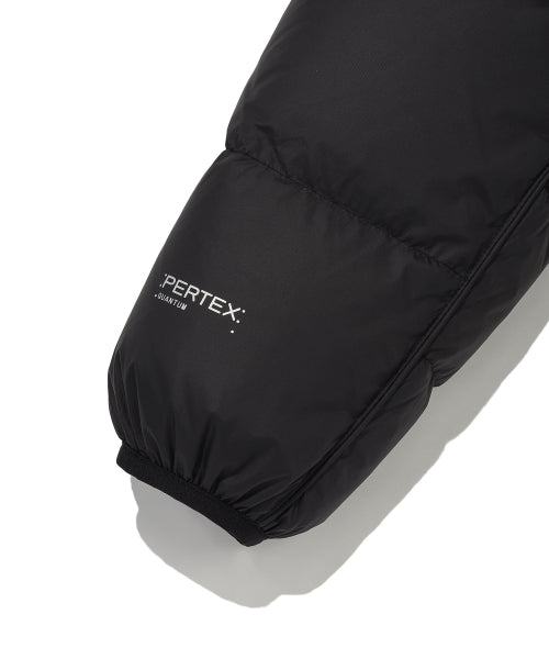 Pertex Lip-Stop Hooded Down Jumper Black