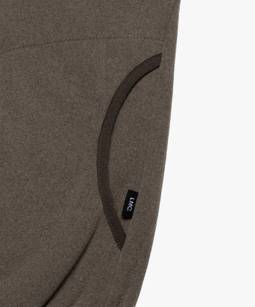 WM CIRCLE LOGO FLEECE HOODIE brown