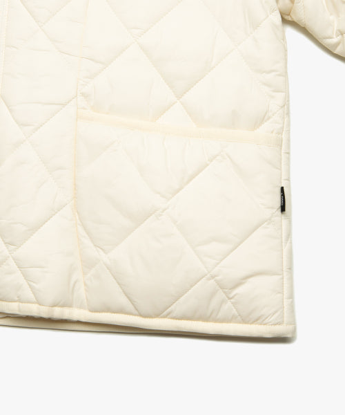 WM OG QUILTED HOODIE JACKET ivory