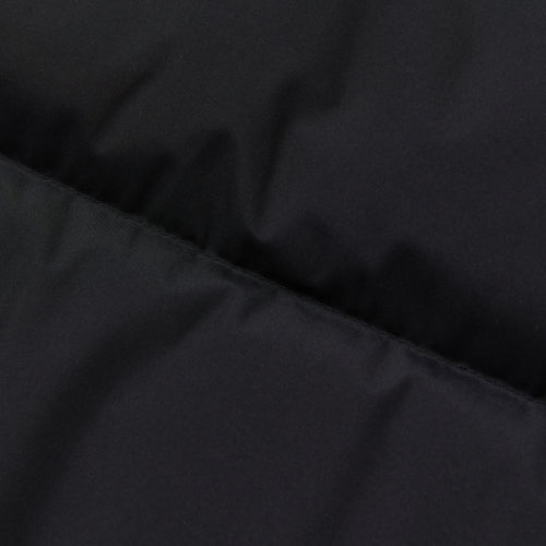 Solid Long-Down Jacket Black