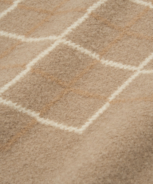 Argyle Muffler Beige