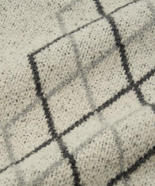 Argyle Muffler Light Gray