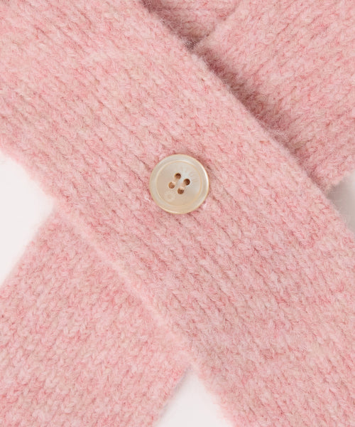(W) Knit Balaclava Light Pink