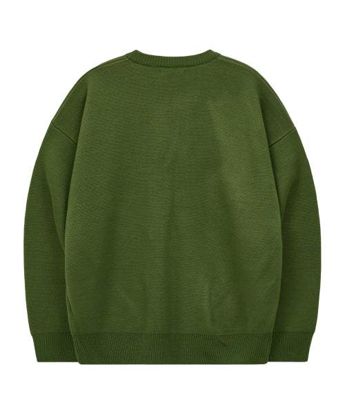 Maltese Archive Line Graphic Knit Ver.2 GREEN