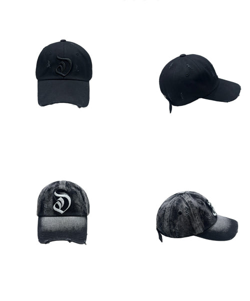 Faded logo cap