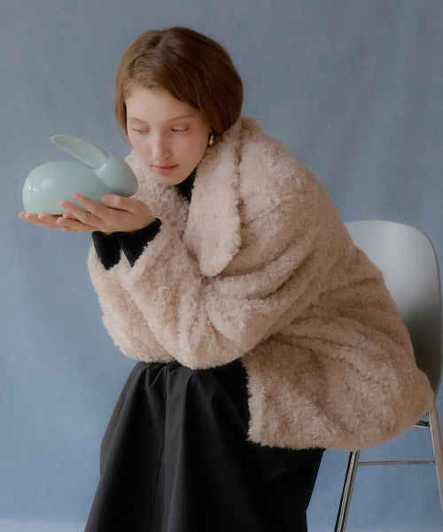 Schiff's Double Burton Fur Jacket (Ivory)