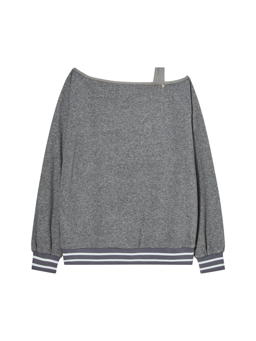 NYX FLUFFY OFF SHOULDER GREY