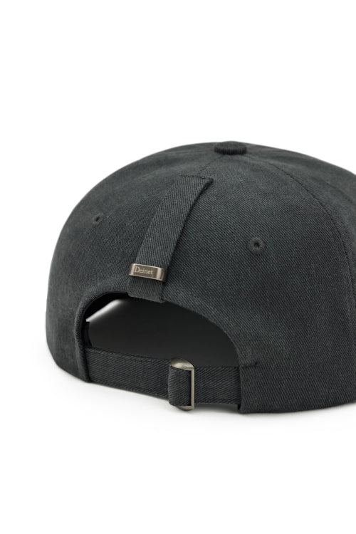 ZIGZAG LOGO MINI BAR DETAIL CAP IN CHARCOAL