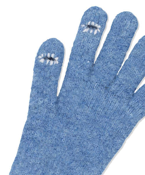 BOUCLE STITCH GLOVE SKYBLUE(MG2FWMAB61A)