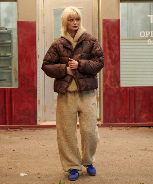 Teddy Wool Hoodie (Sand Beige)