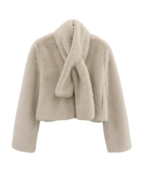 Col Noue Fur Jacket BLACK