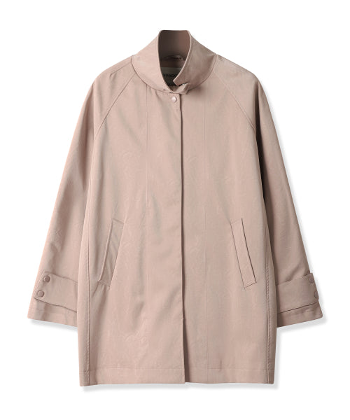 Angti Art Leather McCoat BLACK X WHITE