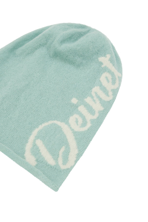 LAMBS WOOL PLAIN BEANIE IN LIGHT BLUE