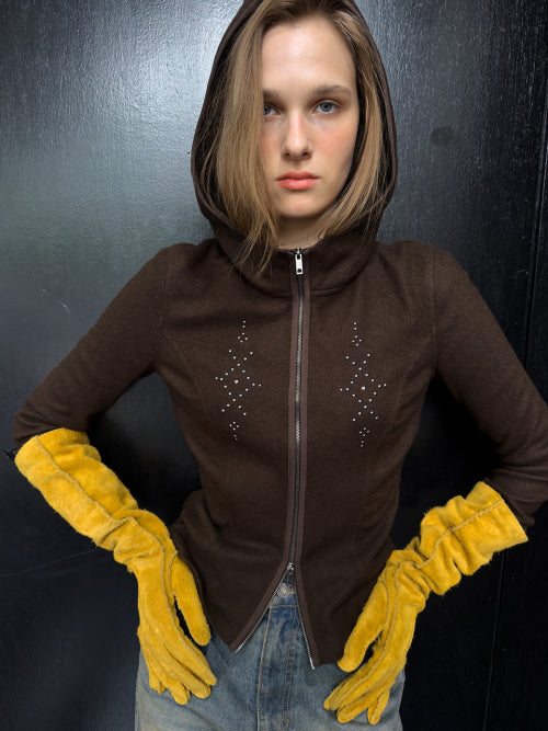Studded Hood Jumper VW5WM245_2color