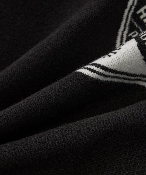 Saturday Retro Mood Pullover Knit Black