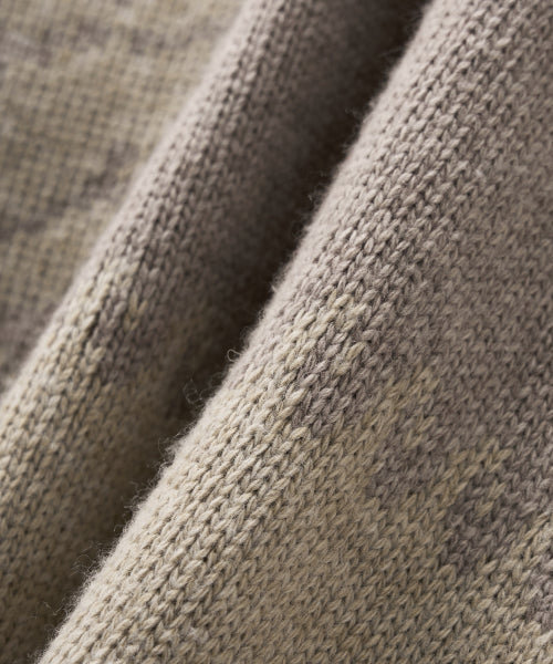 Angel Loose Fit Cowichan Knit Cardigan Beige