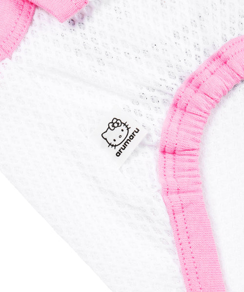 HELLO KITTY X ARUMARU PET SLEEVELESS MESH TOP_PINK