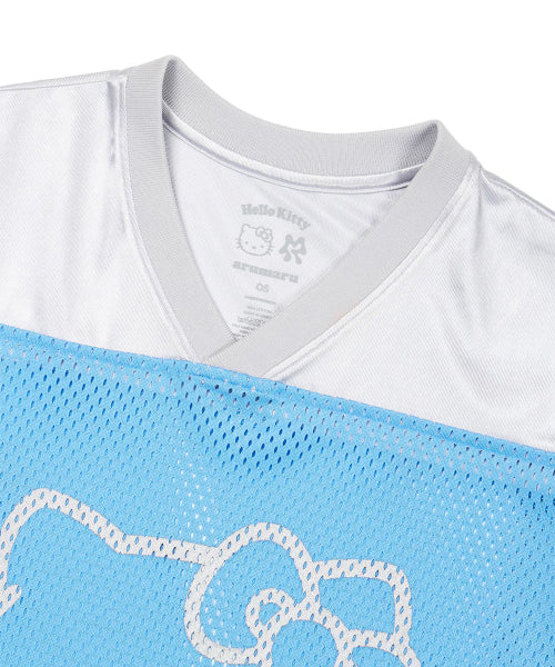 HELLO KITTY X ARUMARU FOOTBALL JERSEY SET_SKY BLUE