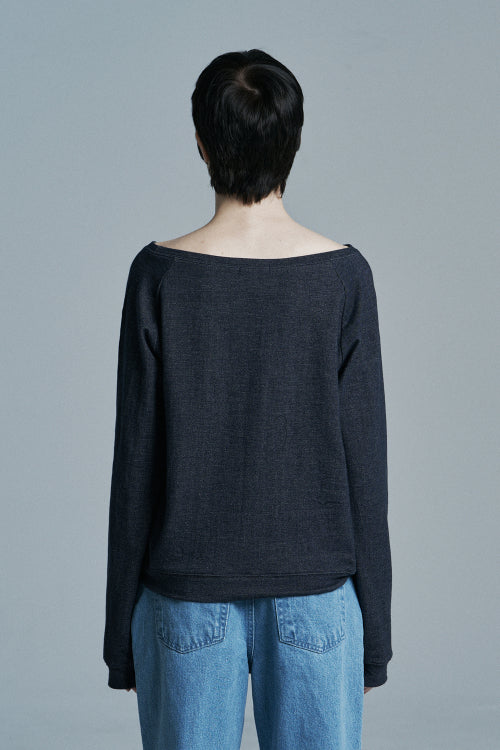 INDIGO DENIM LONG SLEEVE BLUE