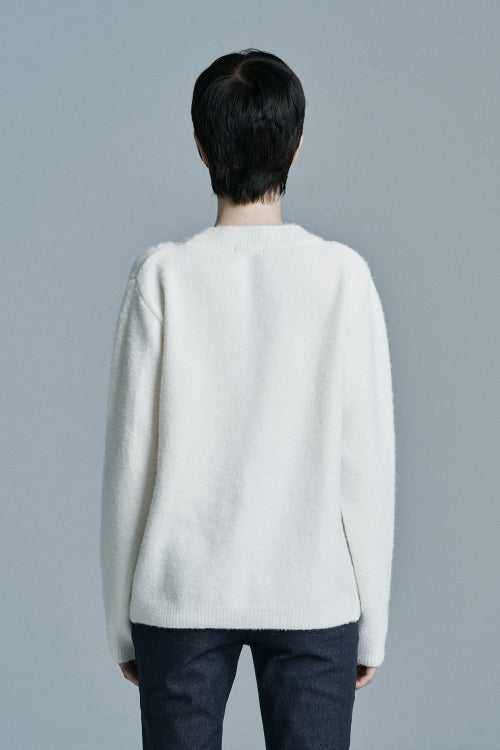 JOY KNIT CARDIGAN WHITE