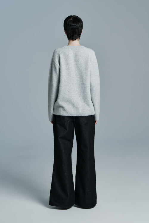 JOY KNIT CARDIGAN GRAY