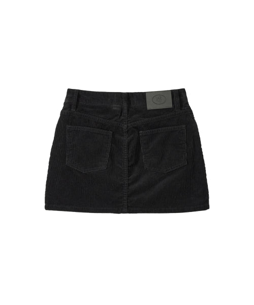 Cott Ribbed Skirt (black)