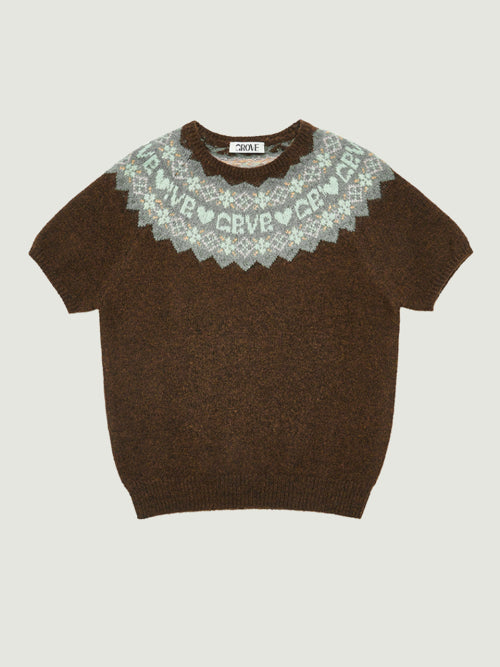 BONA NORDIC H/S KNIT (BROWN)