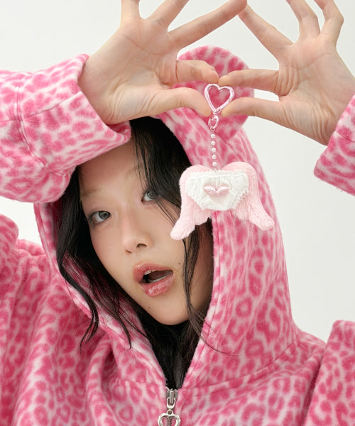 Panty Angel Keyring - Pink