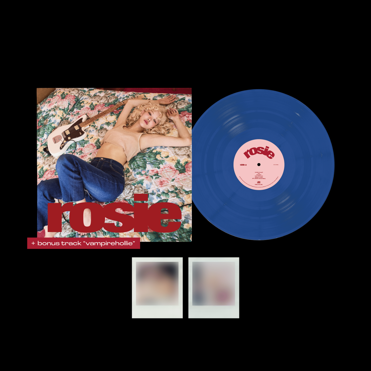 ROSÉ first studio album ‘rosie’ vinyl (vampirehollie edition blue) - YG SELECT
