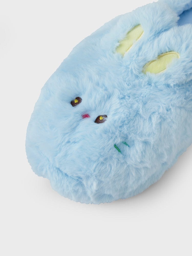 bunini plush room shoes (BLUE)