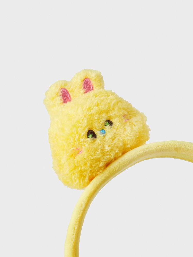bunini plush hairband (YELLOW)